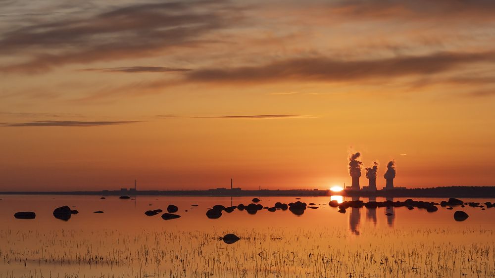 Закат на Финском заливе