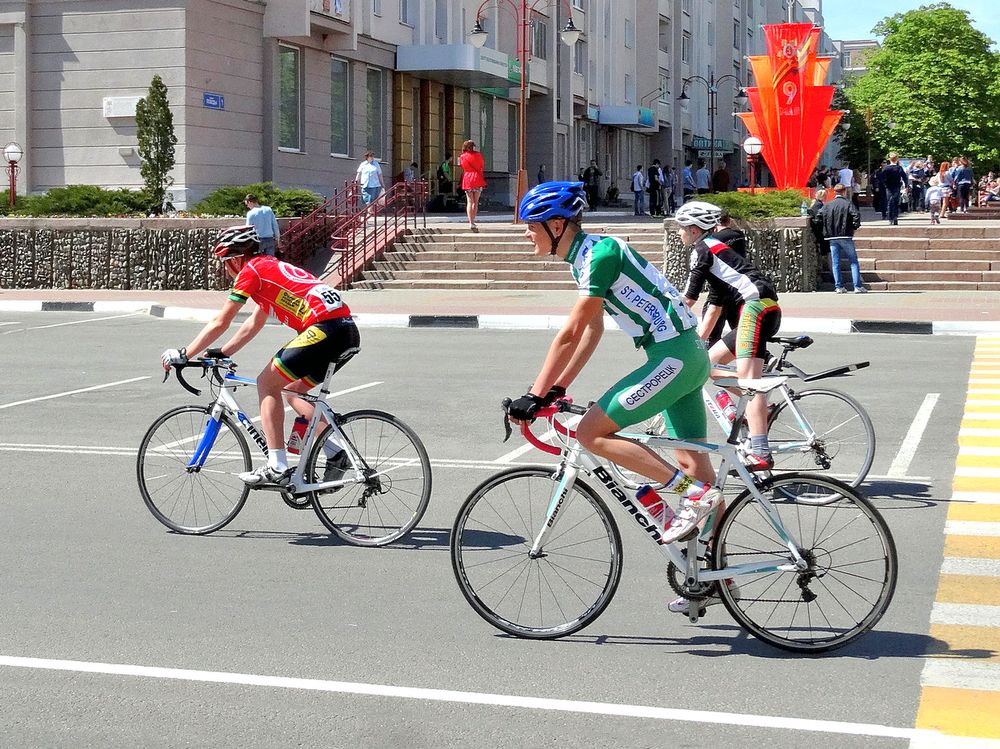 Велогонка по улицам Орла