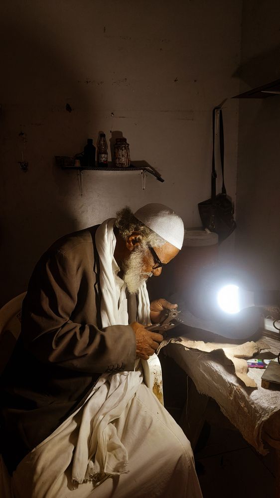 Man in the bazar