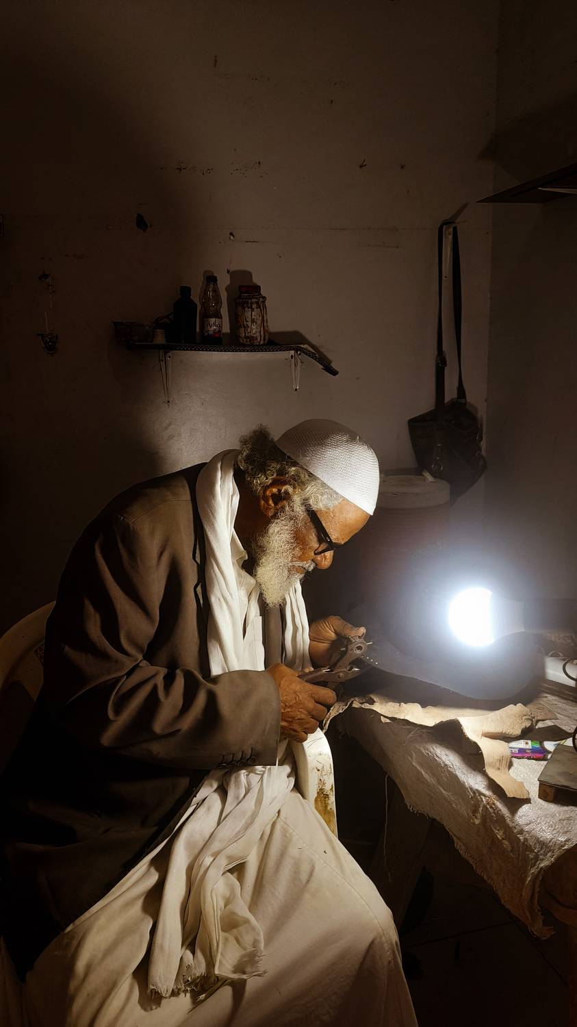 Man in the bazar