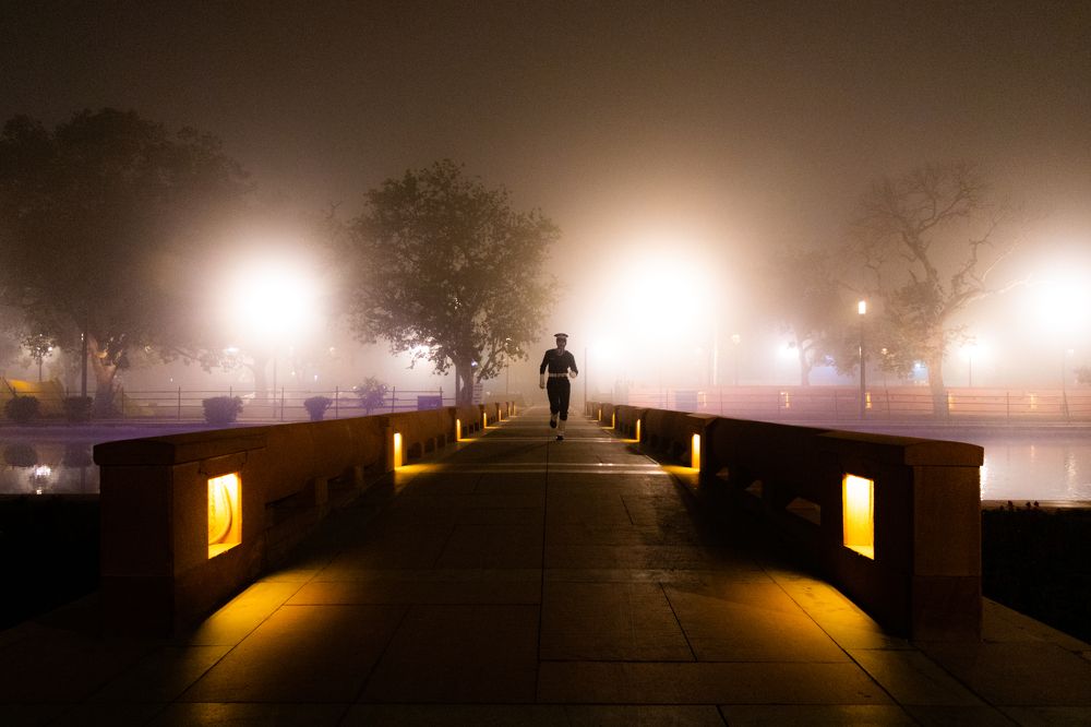 Morning Mist Sprint: A Soldier's Swift Escape