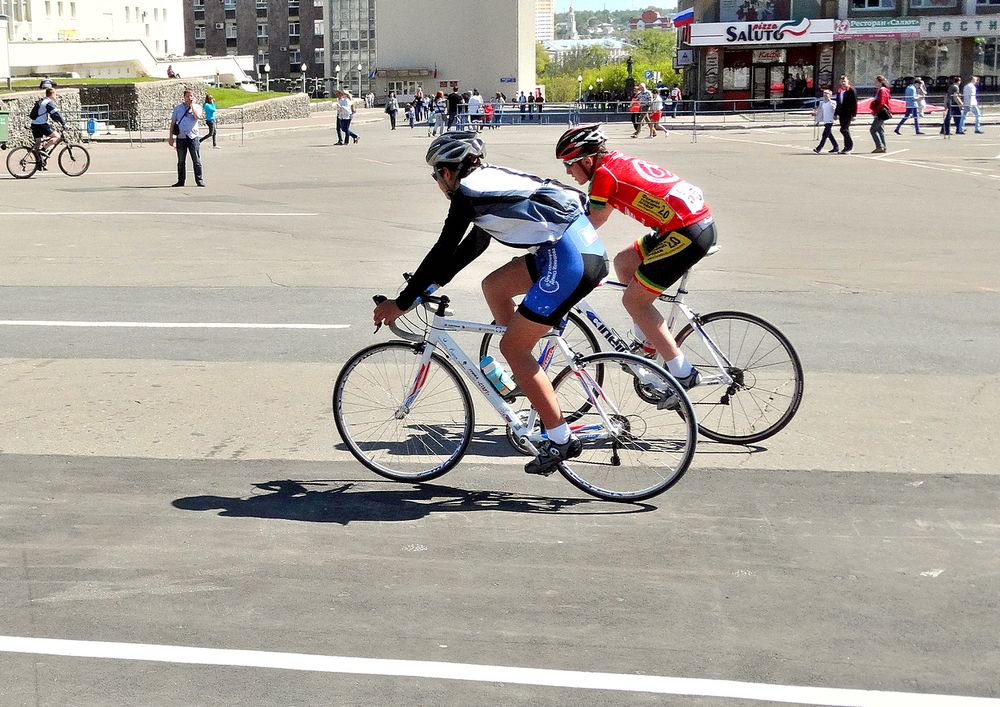 Городские соревнования по велоспорту