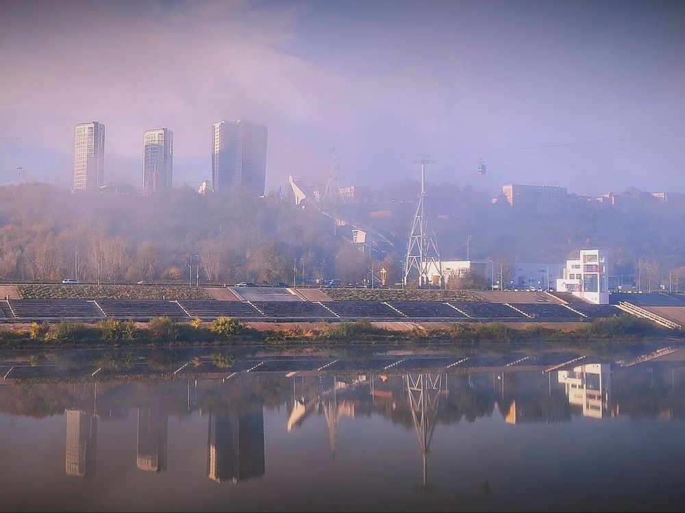 Сиреневое утро