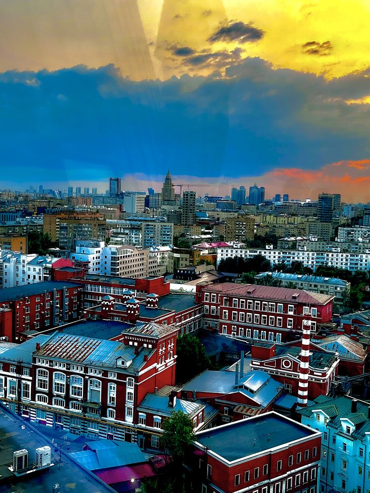 Закат над Москвой