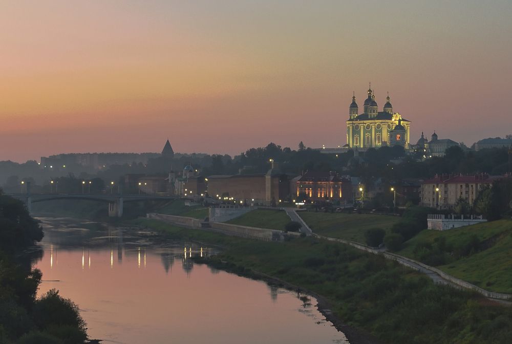 Утро в Смоленске.