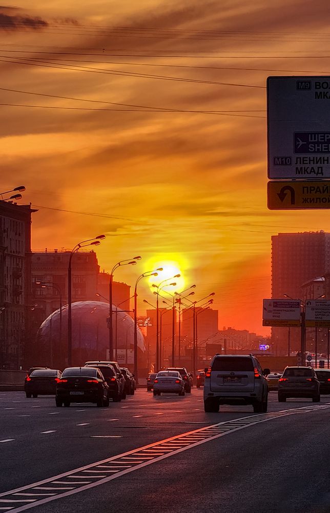 Закат на Ленинградке