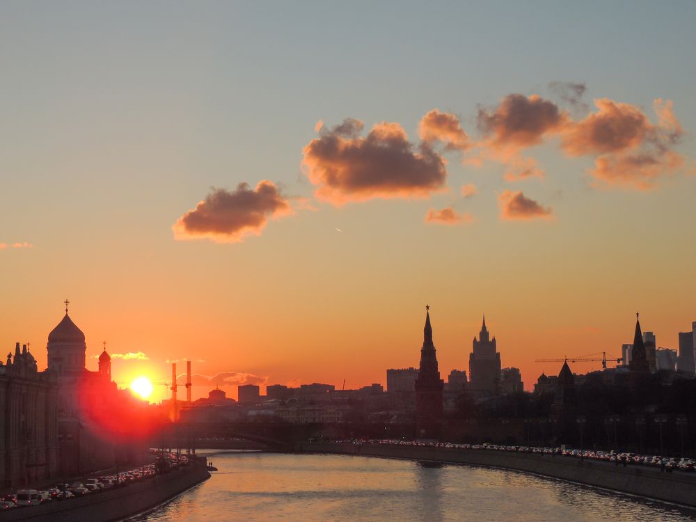 Закат в Москве