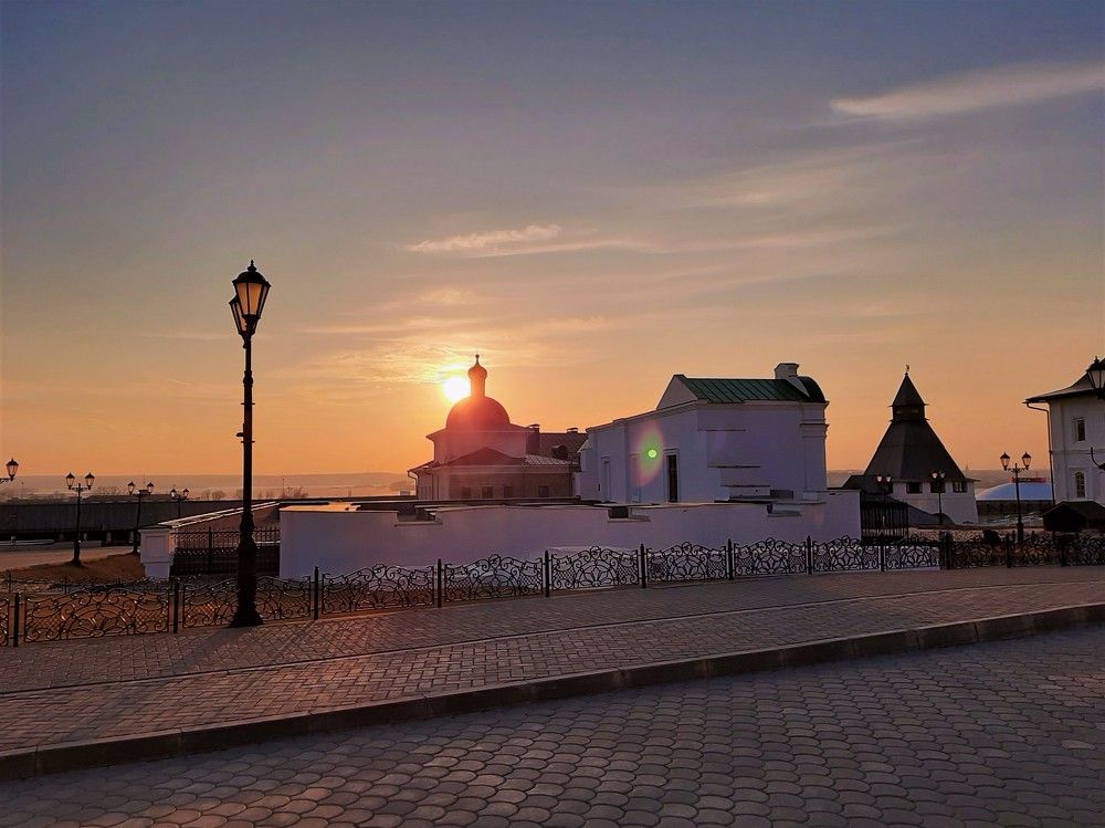 Казанский Кремль на закате