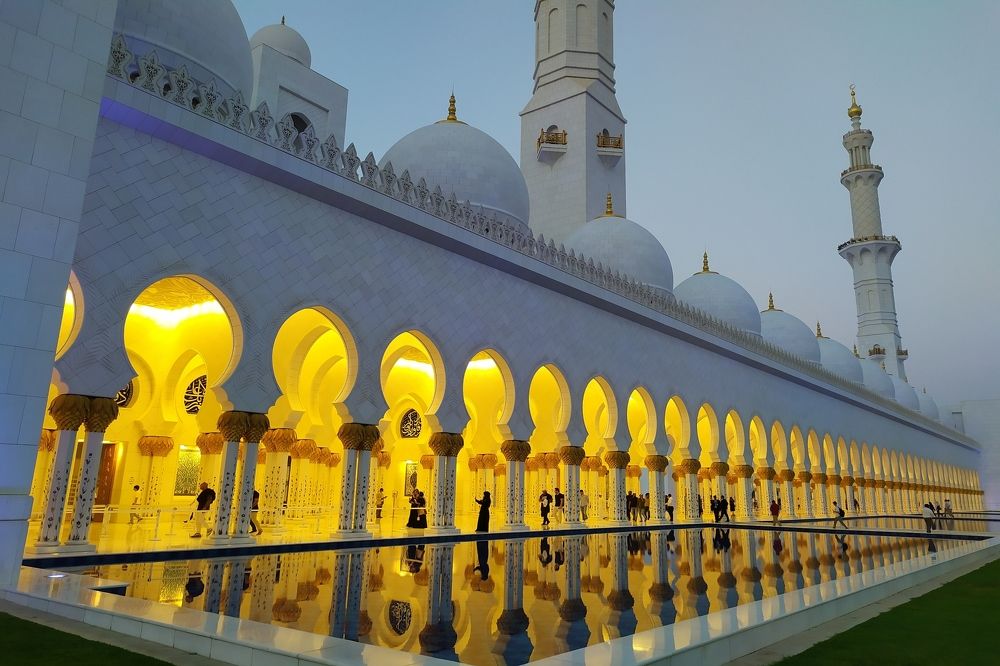 Мечеть вечером