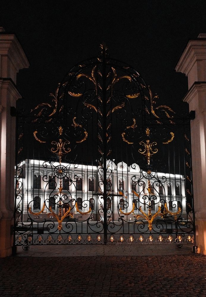 Ворота около резиденции Раиса РТ