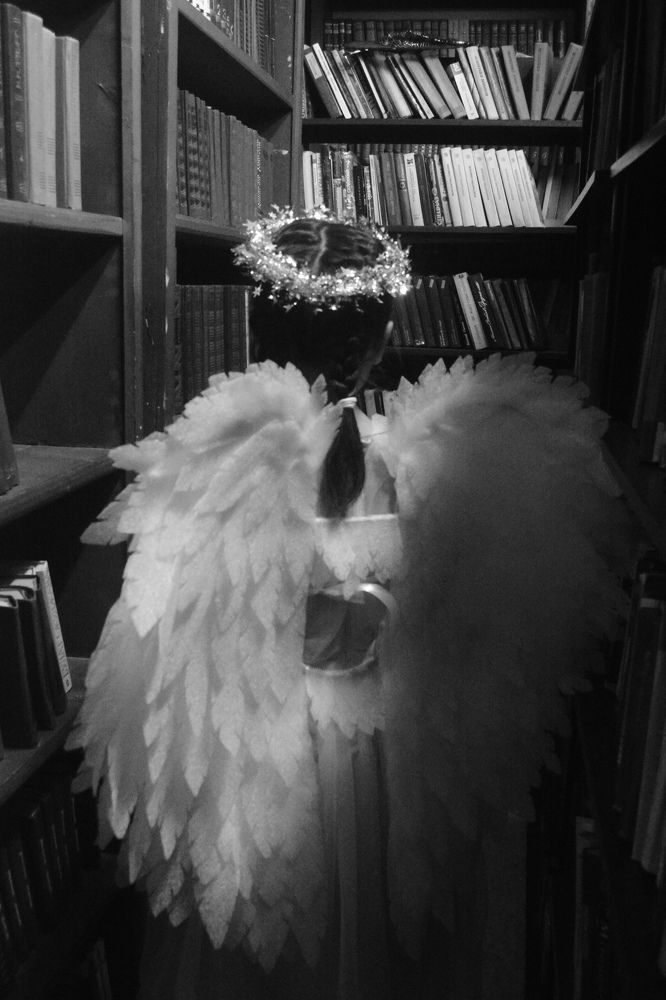 Ангелы в библиотеке