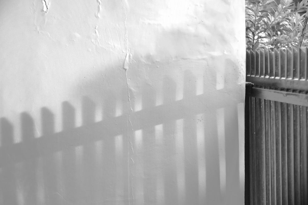 House gate and shadow
