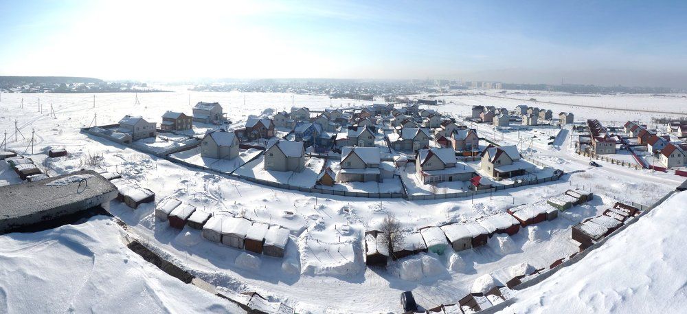 Смог над городом.