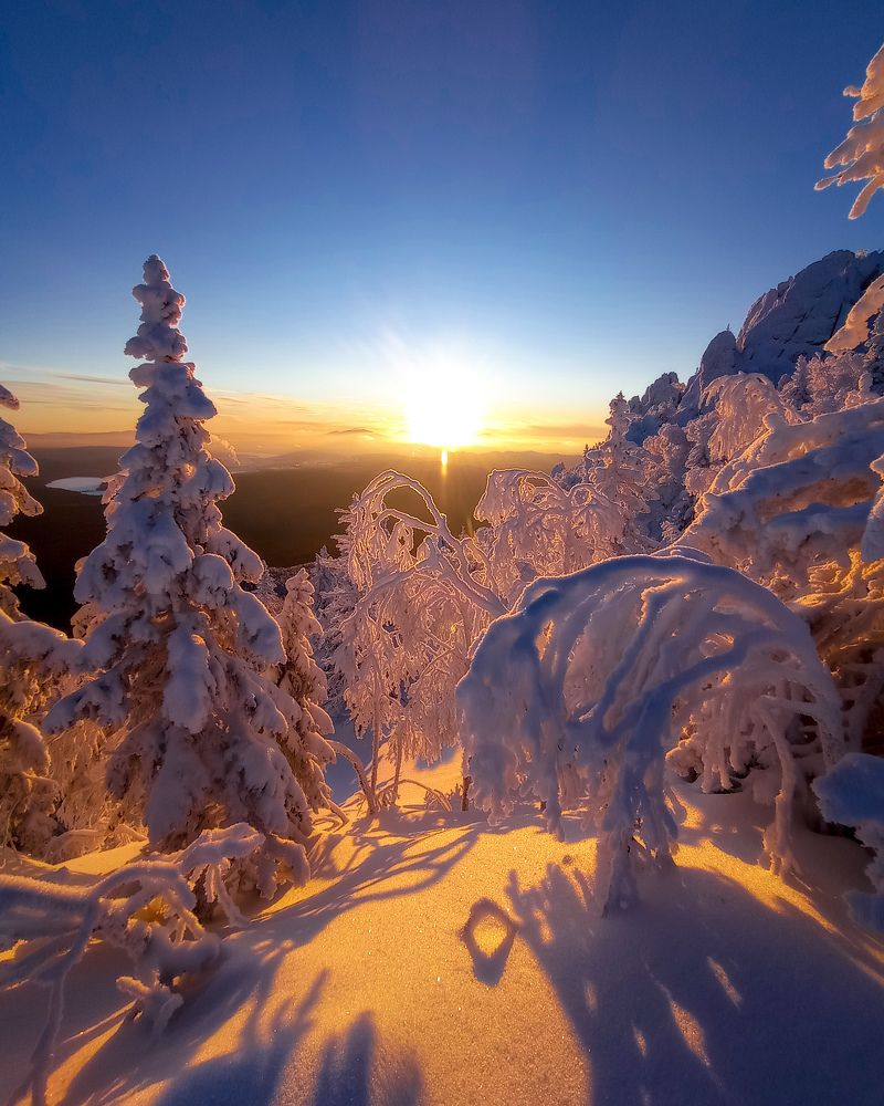 Закат на Двуглавой Сопке