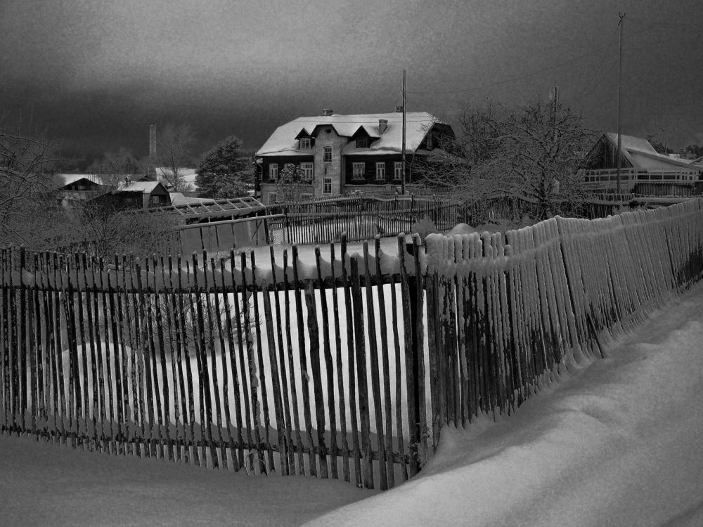 Зимний посёлок