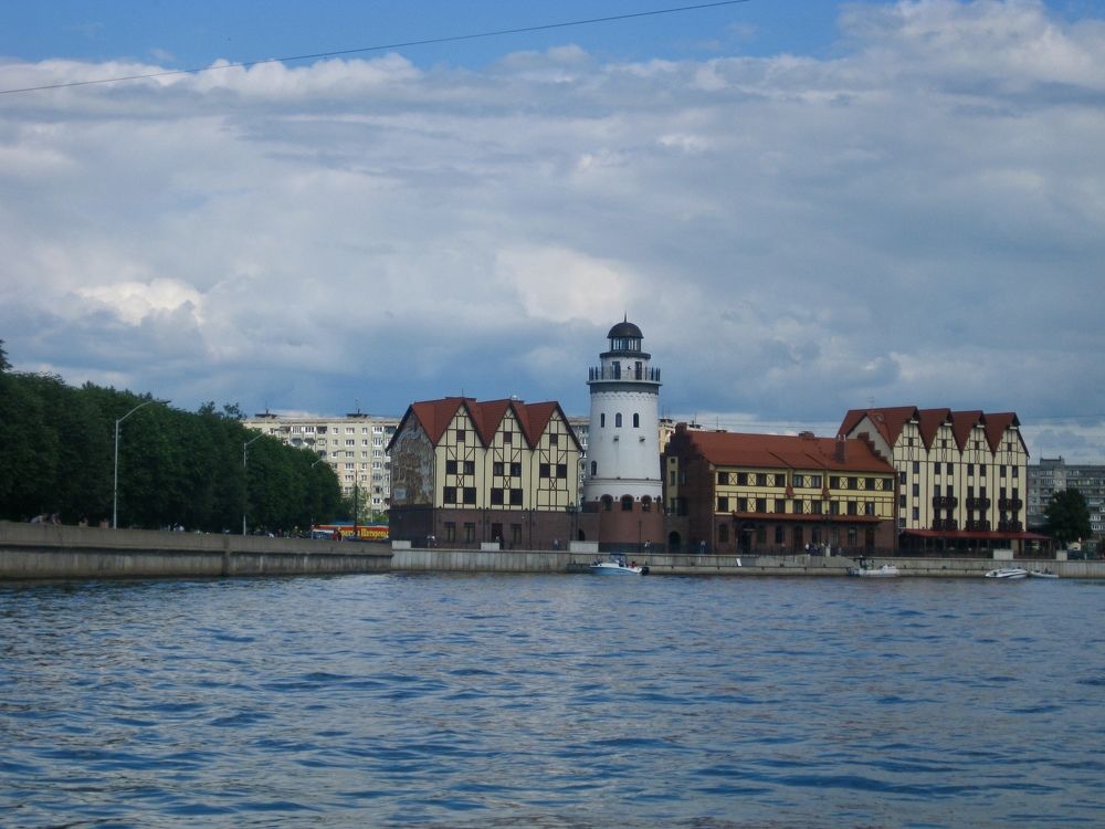 Маяк в Рыбной деревне. Калининград.