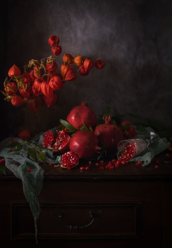 Фезалис и гранаты