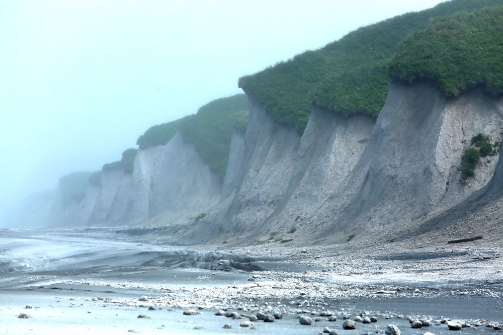 Белые скалы, край пирога.
