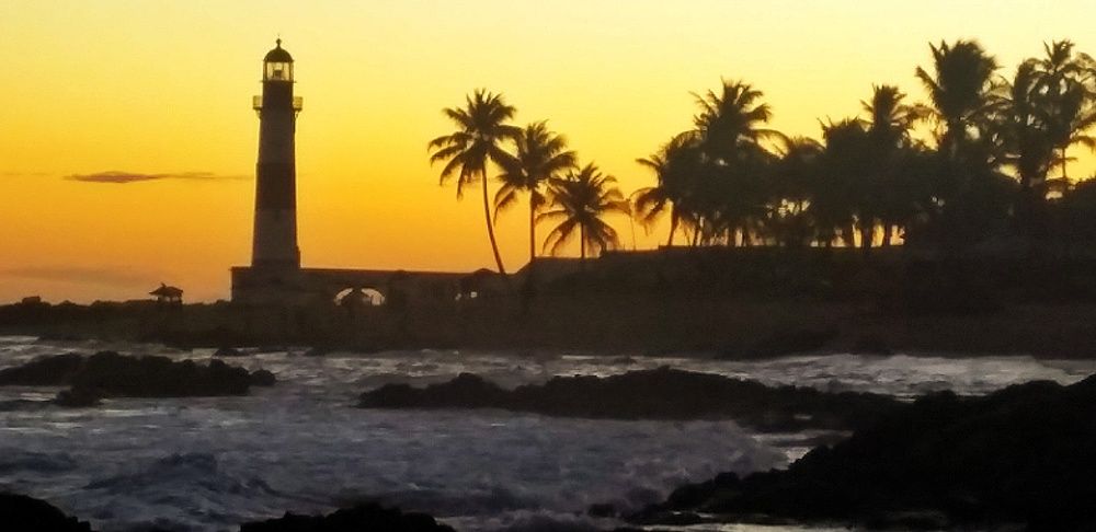 Pôr do sol no farol