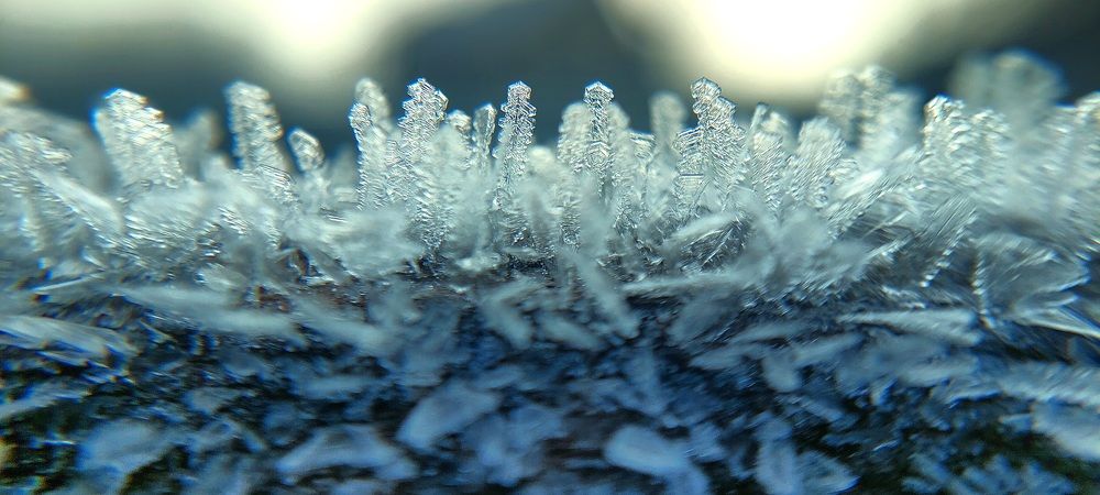 Фантастический иней в деталях