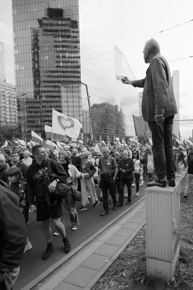 Amateur photographer at March of a Million Hearts