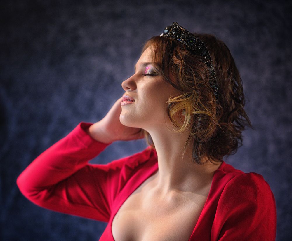 Woman in Red