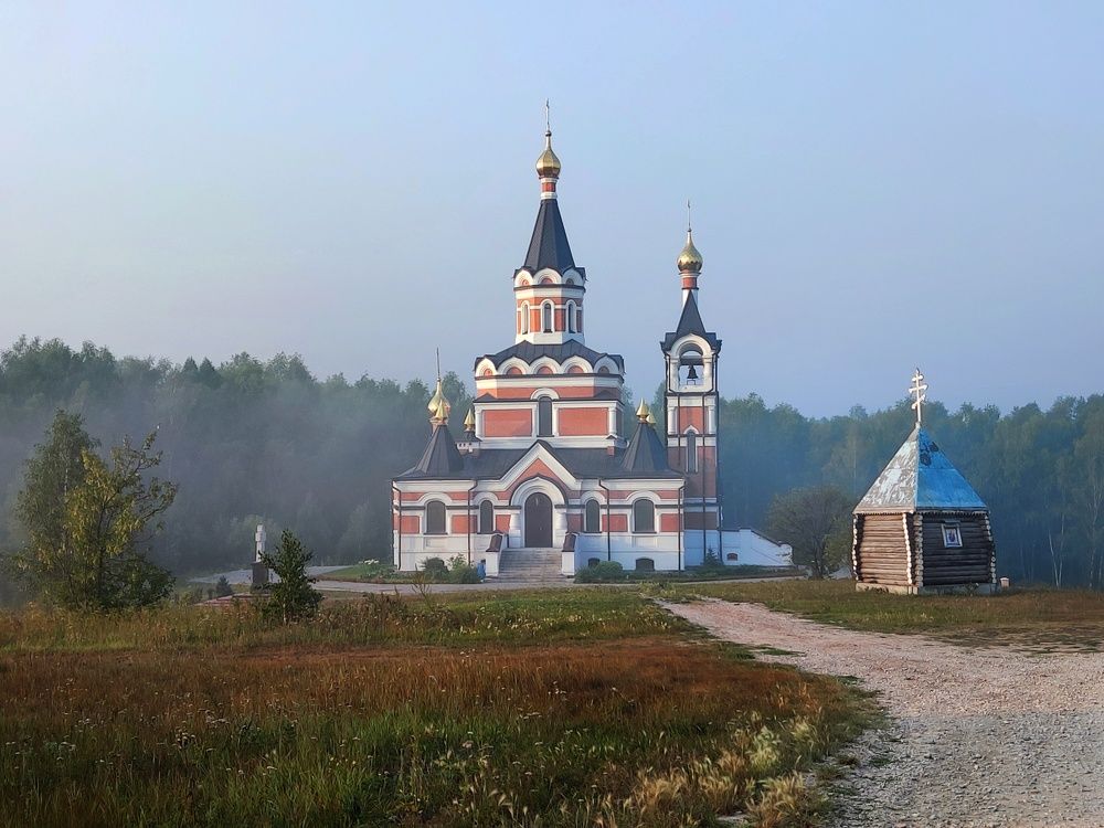 Orthodox Church in Siberia on the site of a former Soviet concentration camp