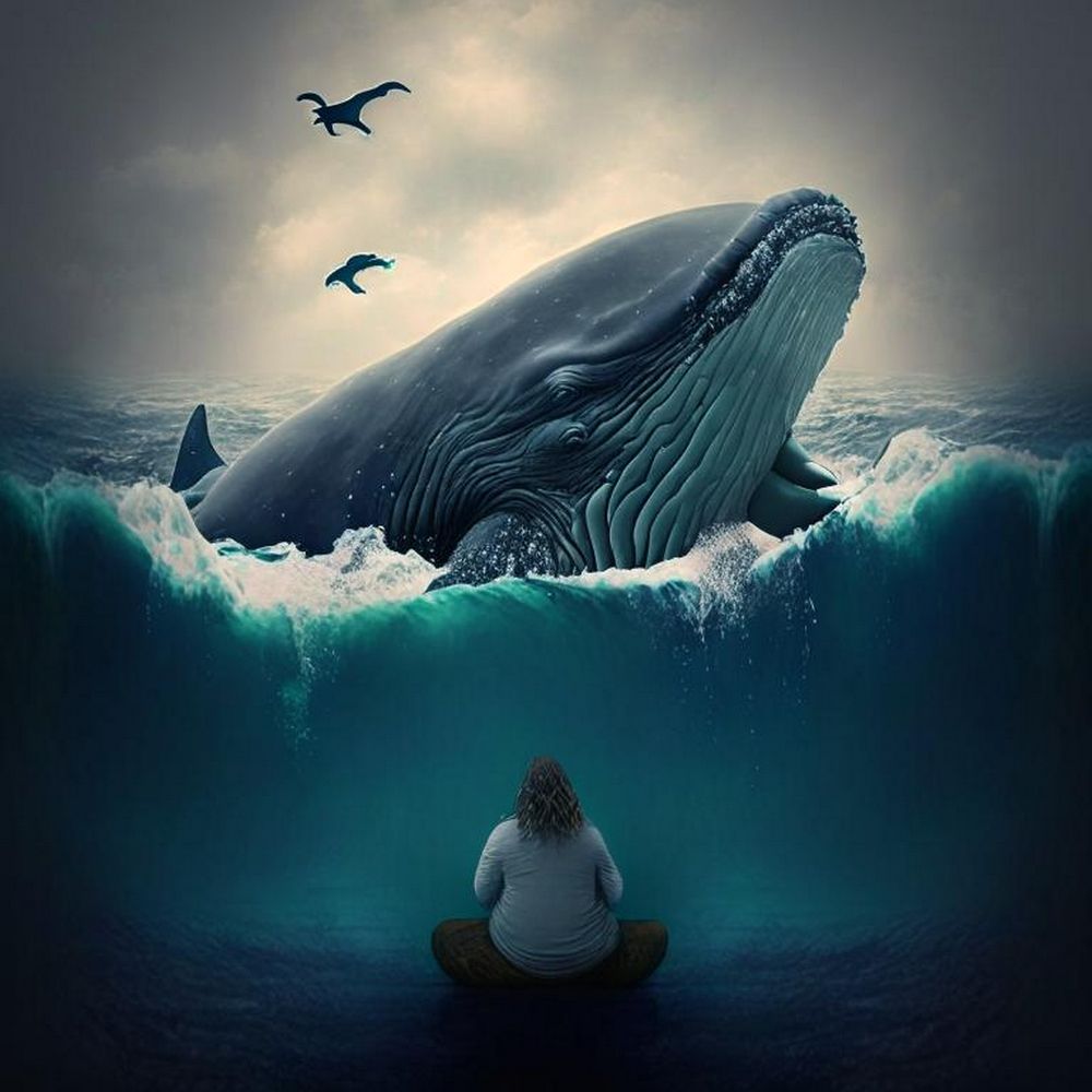 На моем колене лежит океан