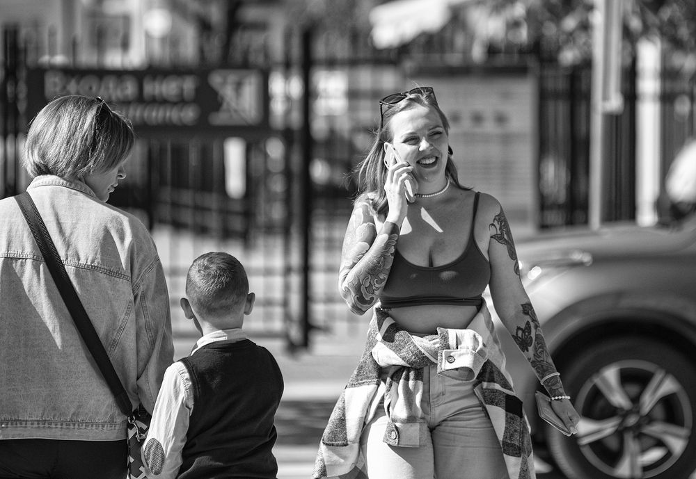 С телефоном