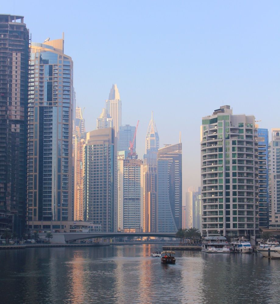 Dubai Marina Skyscrabes, UAE