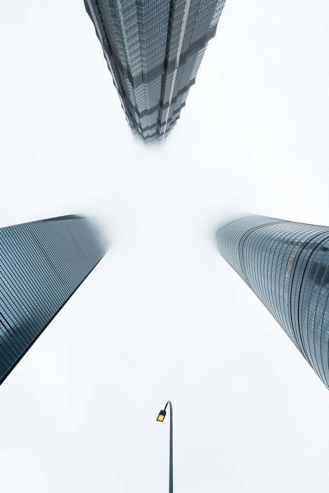 Giant and streetlights