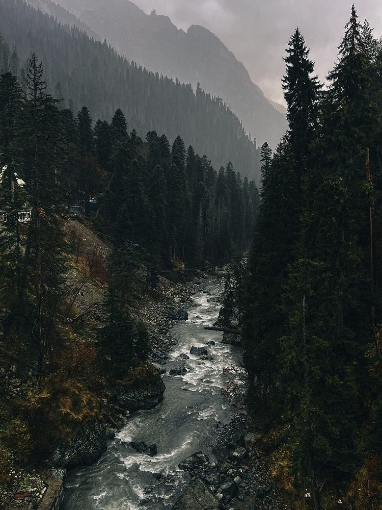 Autumn day in the mountains