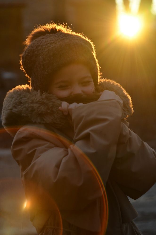 В золотых лучах