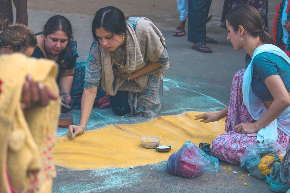 Frames from Mayapur Iskcon