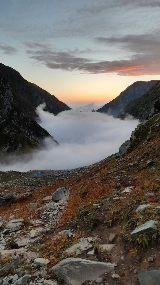 Evening fog