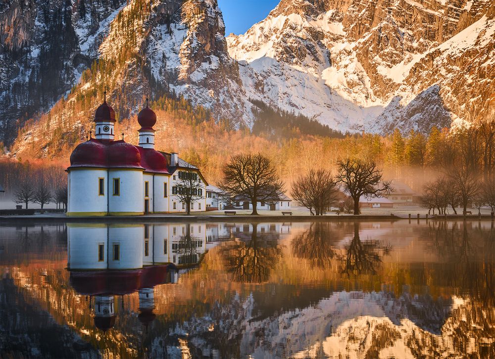 INDIAN SUMMER AT THE KÖNIGSEE (GERMANY)