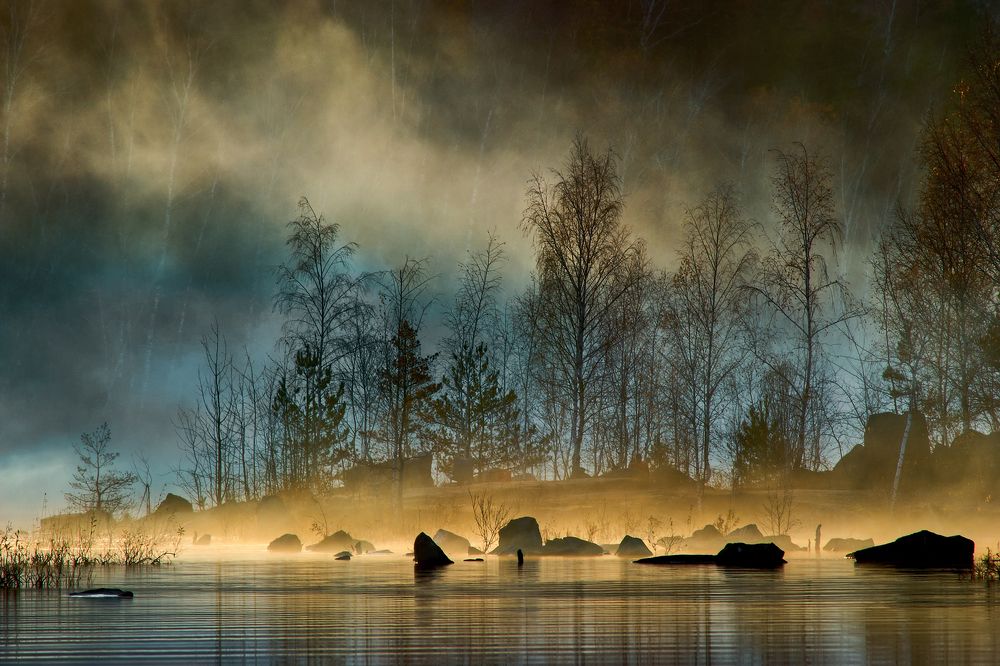 Пейзаж в контровом свете