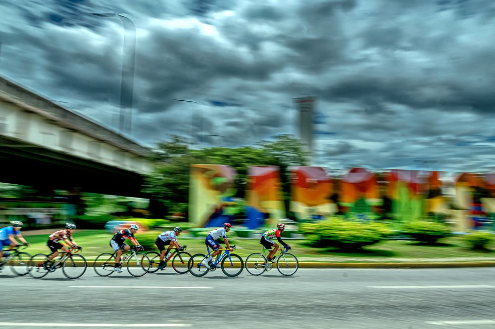Volando en el Obelisco
