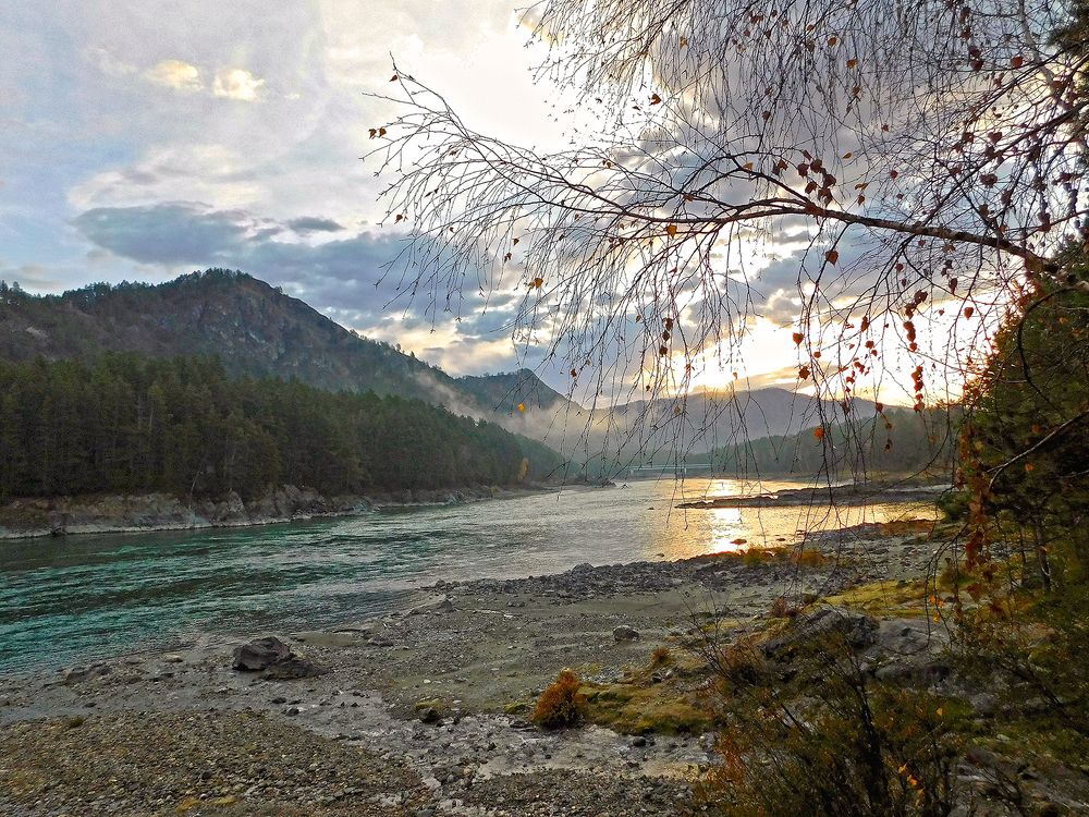 Рассвет на побережье...