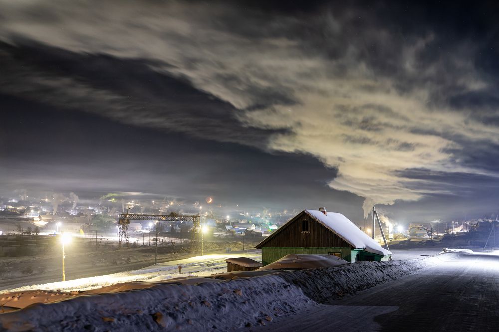 Поселок засыпает