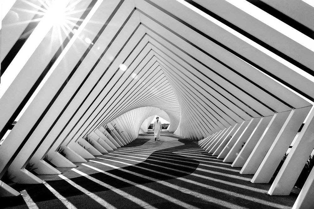 AN ARAB MAN IN LEANING  FRAME