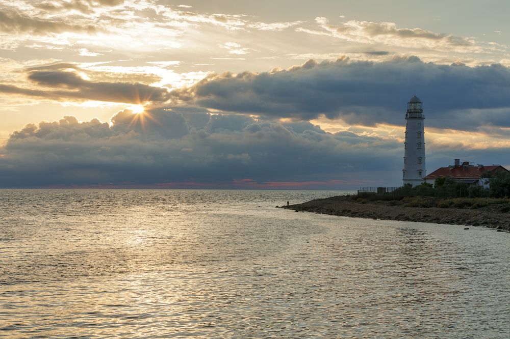 Перед закатом.