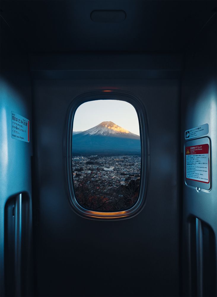 Mount-Fuji and Shinkansen
