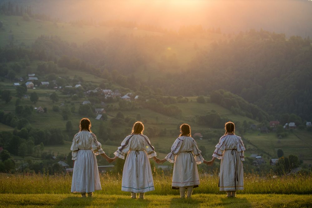 Midsummer tradition from Transilvania