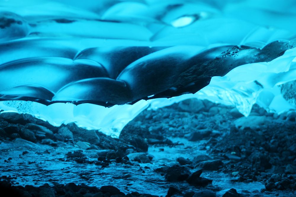 Изнанка ледника Менденхолл, Аляска