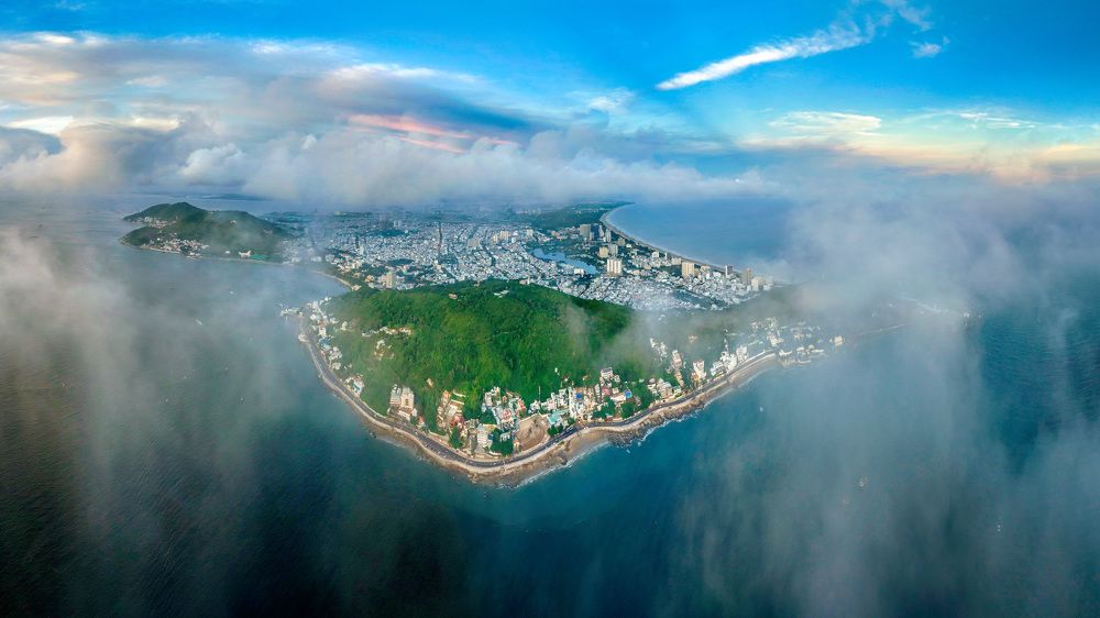 Thành Phố Vũng Tàu - Việt Nam qua góc trên cao