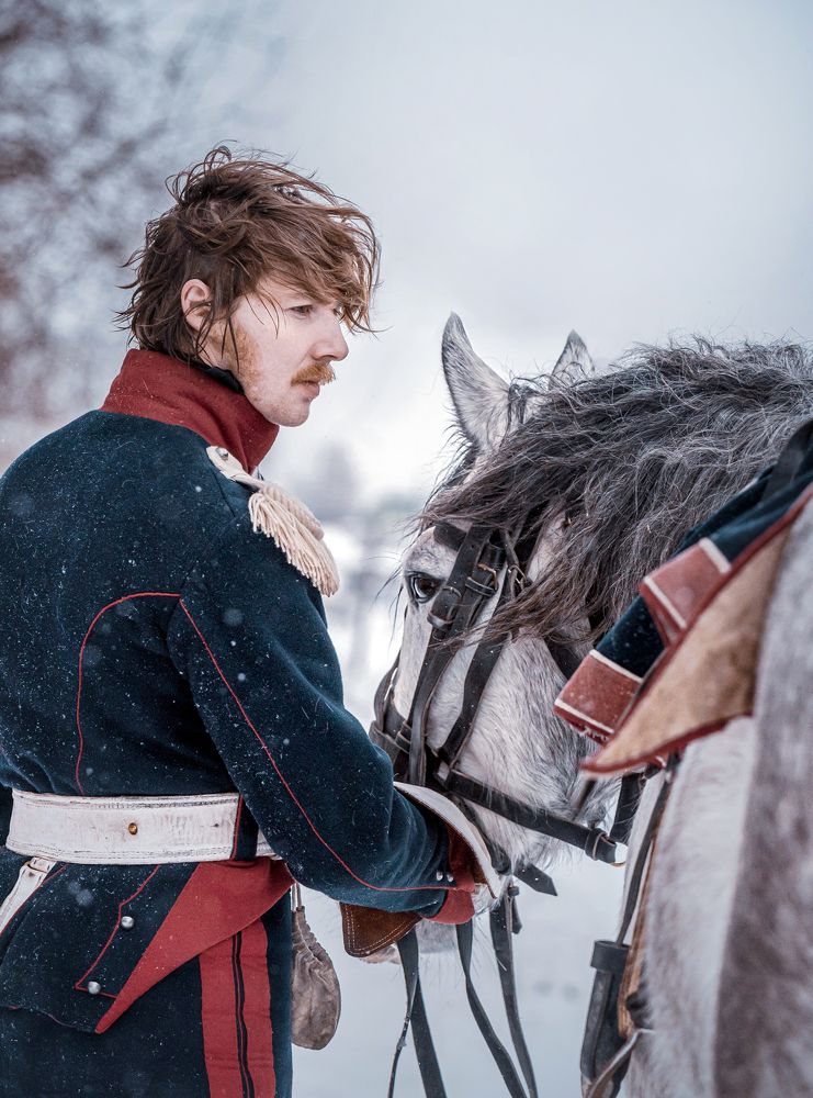 Польский улан армии Наполеона под Москвой