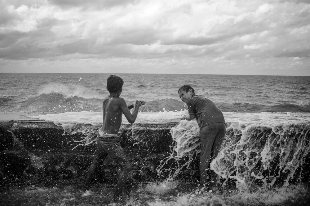 El juego de las olas