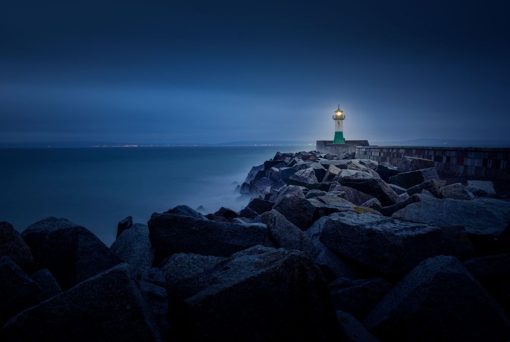Lighthouse in blue hour - Sassnitz