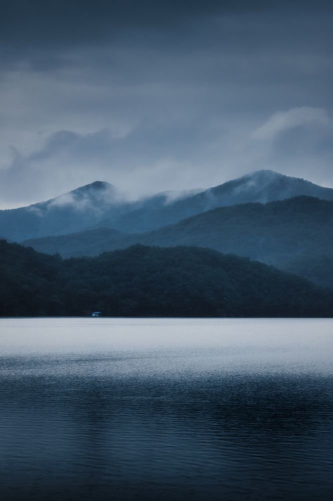 Lake in deep thought